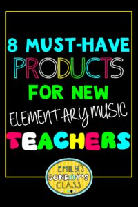 products for new elementary music teachers