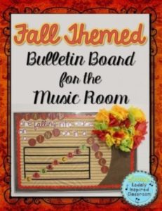 fall bulletin board cover